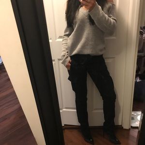 Express cargo black pants size 0